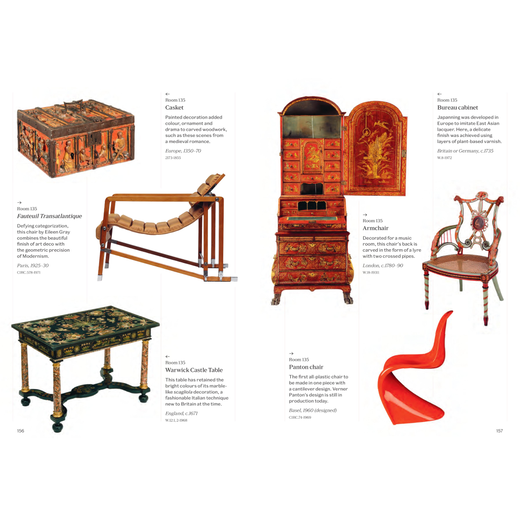 Selected works from V&A South Kensington's Furniture galleries